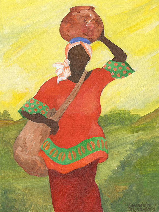 GM – African Series – Calendar Girl 5 © Gwendolyn McShepard