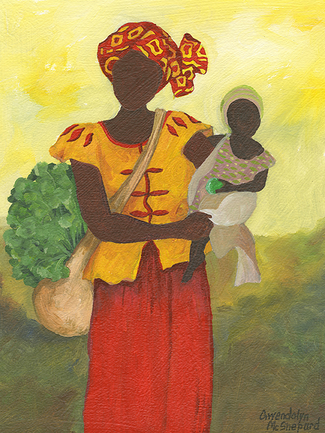 GM – African Series – Calendar Girl 6 © Gwendolyn McShepard