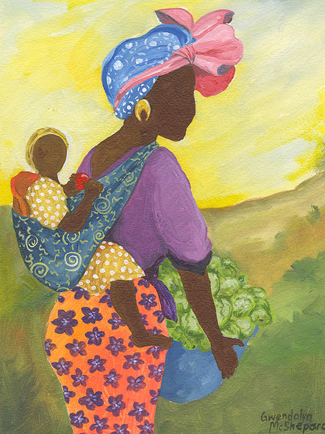 GM – African Series – Calendar Girl 7 © Gwendolyn McShepard