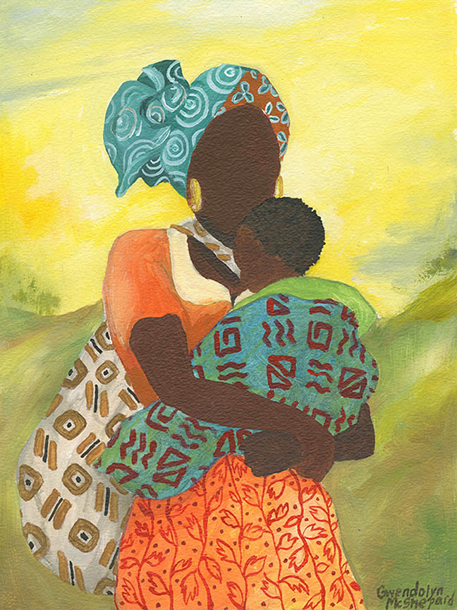 GM – African Series – Calendar Girl 8 © Gwendolyn McShepard