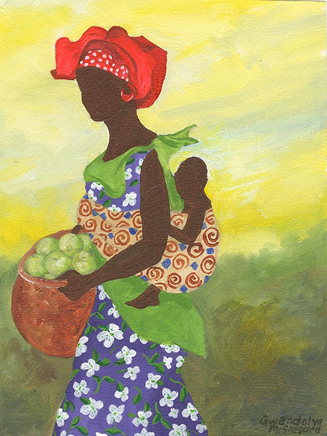 GM – African Series – Calendar Girl 9 © Gwendolyn McShepard