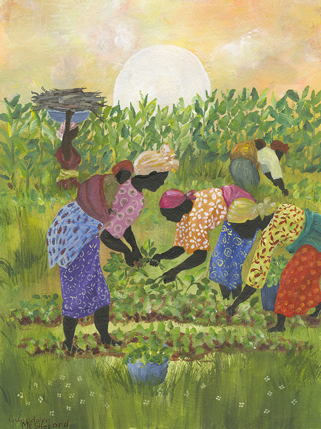 GM – African Series VI Harvest I © Gwendolyn McShepard