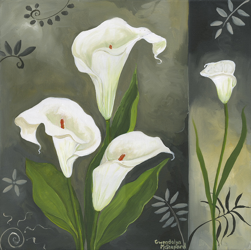 GM – Floral – Pattern Lily 1 © Gwendolyn McShepard