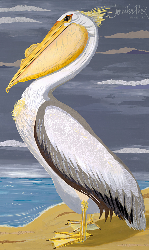 JP2 – Ode to Audubon – White Pelican © Jennifer Peck