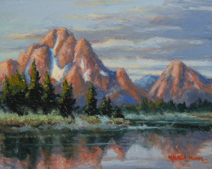 WM – Dawn at Mt Moran © Wanda Mumm