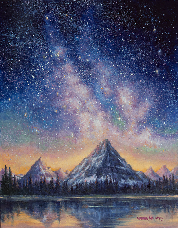 WM – Starry Night Peaks © Wanda Mumm