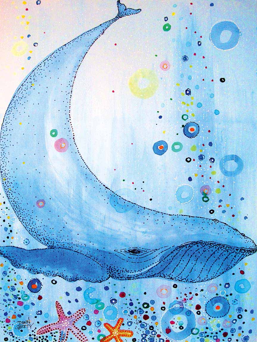 DG3 – Creatures – Big Happy Whale © Dawn Gerety