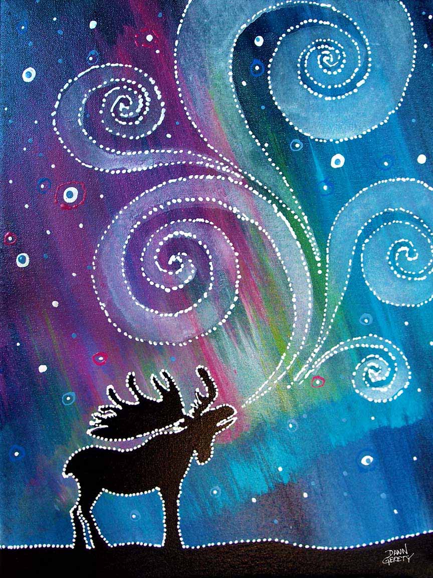 DG3 – Creatures – Howling Moose © Dawn Gerety