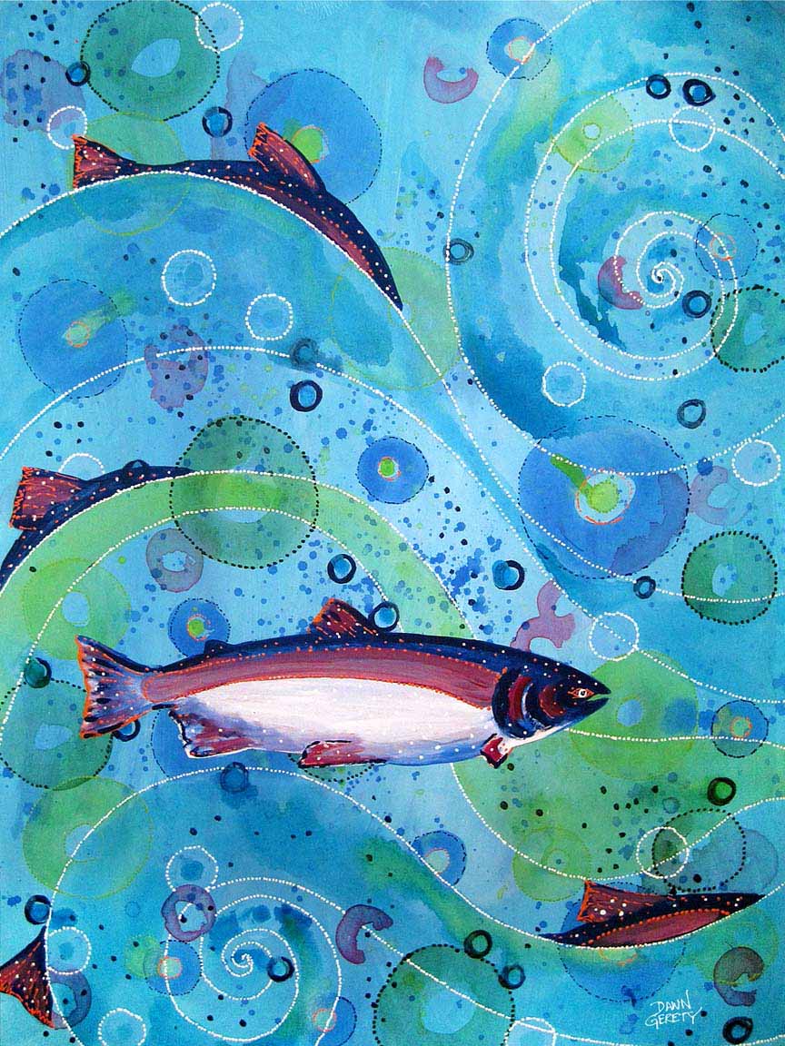 DG3 – Creatures – Salmon Herd © Dawn Gerety