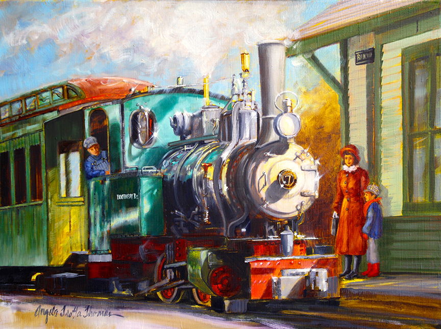 ATT – Trains – Boarding the Train © Angela Trotta Thomas