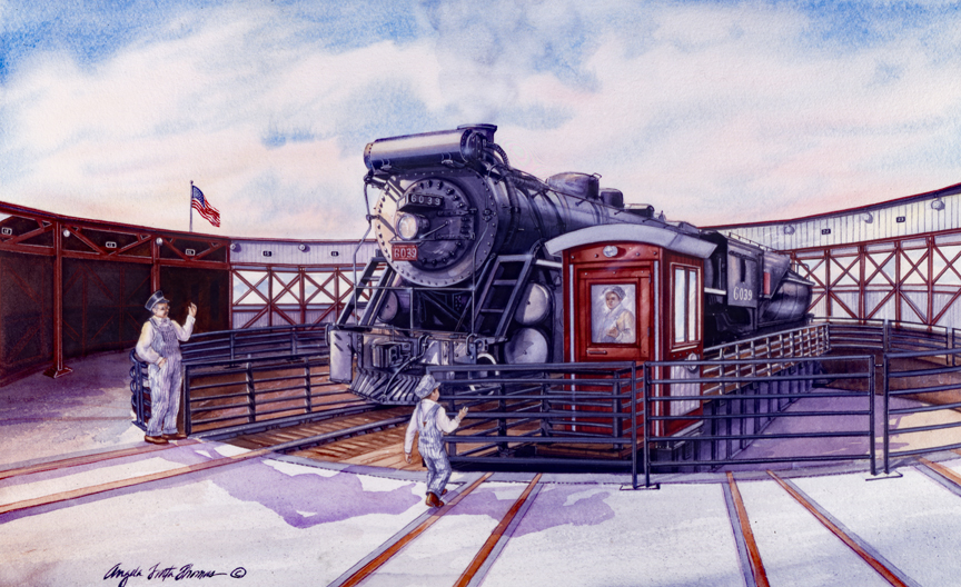 ATT – Trains – Turntable © Angela Trotta Thomas