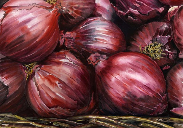 NS – Fruits and Veggies – Red Onion © Nadi Spencer