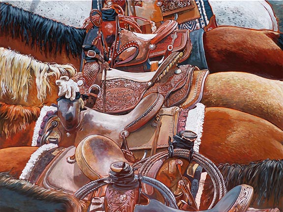 NS – Horses – 16-81 California Members Only 36×48 © Nadi Spencer