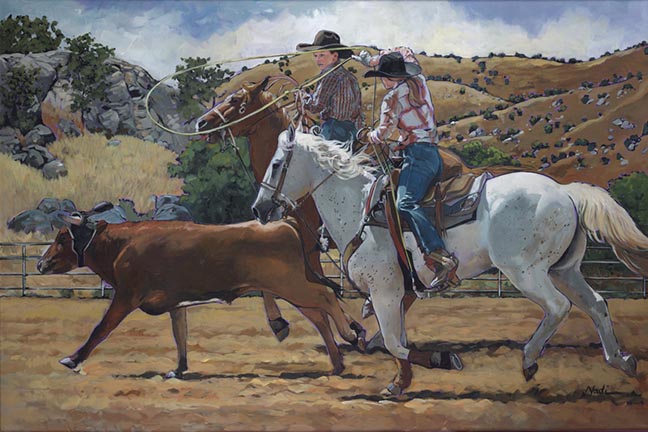 NS – Horses – 22-106 Locketts 24×36 © Nadi Spencer