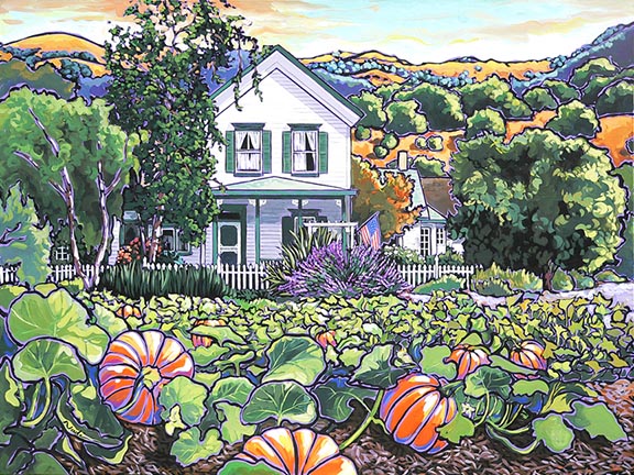 NS – Landscape, Cambria – 12-110 McFall Farm 30×40 © Nadi Spencer