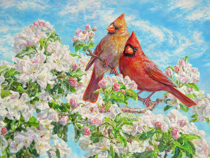 BH2 – True Romance – Cardinals © Beth Hoselton