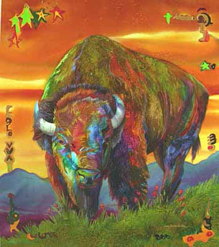 NDC – Buffalo Legend © Nancy Dunlop Cawdrey