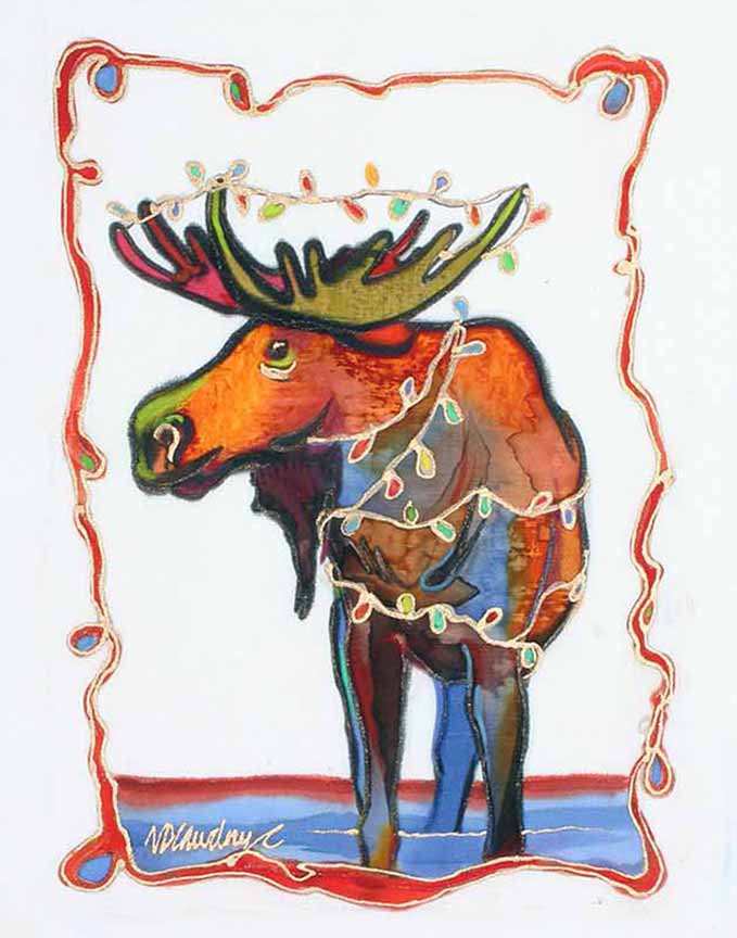 NDC – Christmas – Tangle Moose © Nancy Dunlop Cawdrey