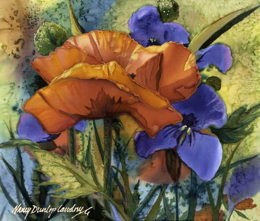 NDC – Debra’s Poppies © Nancy Dunlop Cawdrey