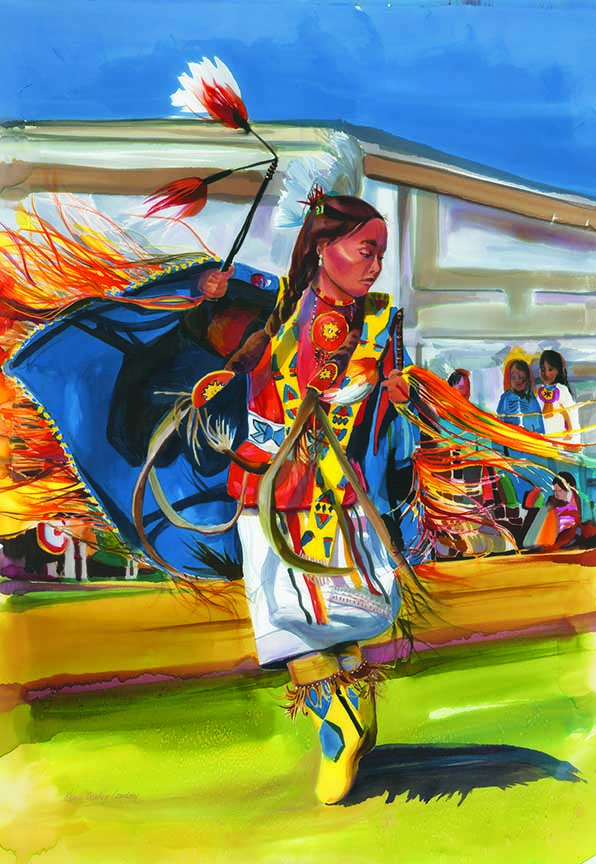 NDC – Fancy Shawl Dancer © Nancy Dunlop Cawdrey