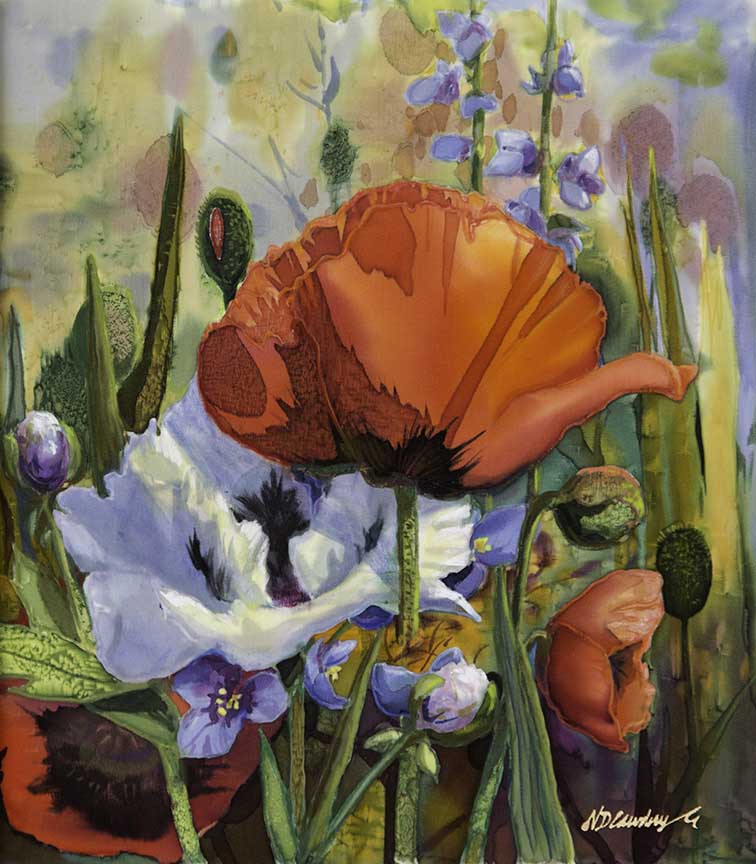 NDC – Lynda’s Poppies © Nancy Dunlop Cawdrey