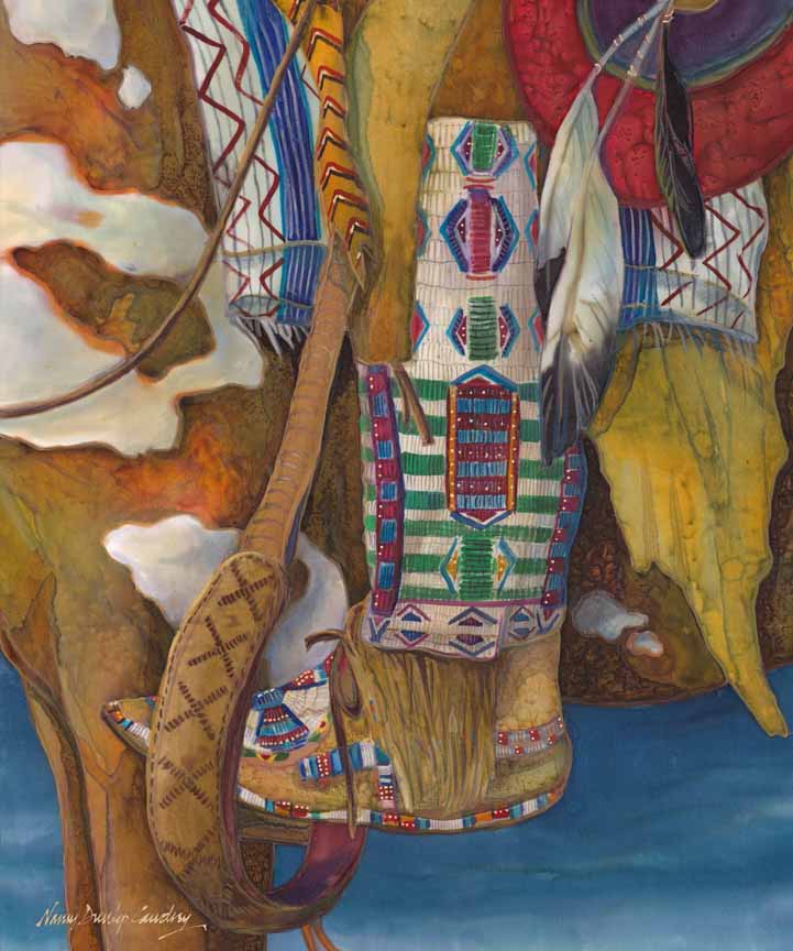 NDC – Moccasin Brave © Nancy Dunlop Cawdrey