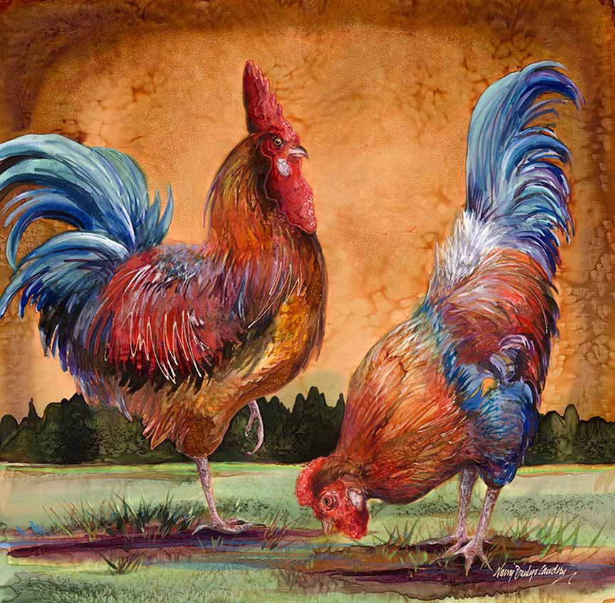 NDC – Pecking Order © Nancy Dunlop Cawdrey