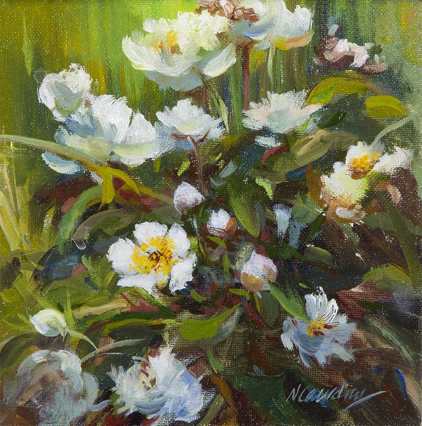 NDC – Plein Air Peonies © Nancy Dunlop Cawdrey