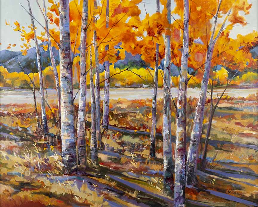 River Aspens