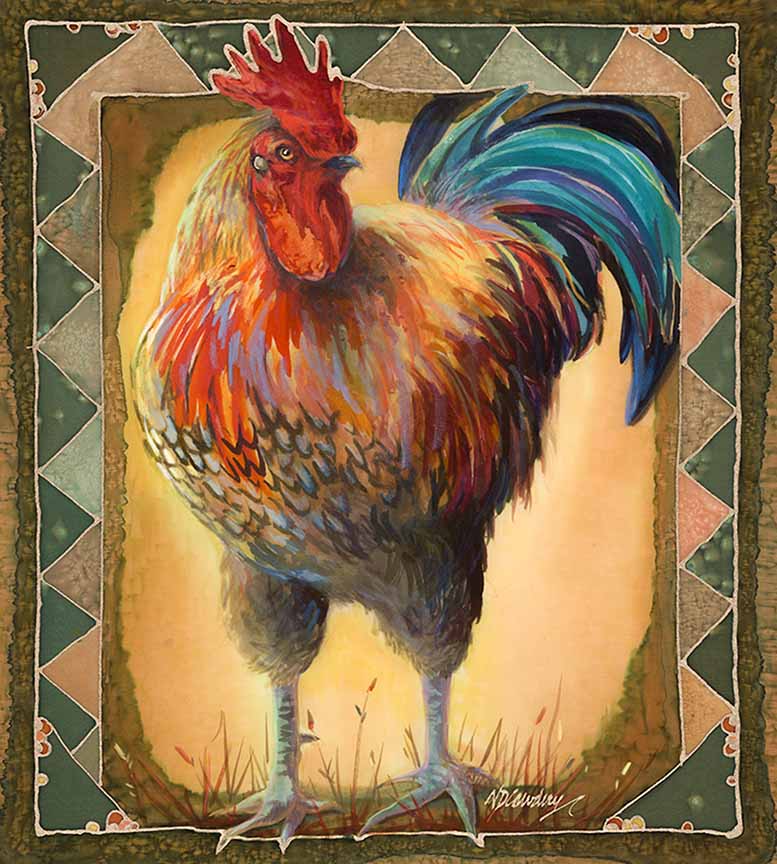 NDC – Rooster Logburn © Nancy Dunlop Cawdrey