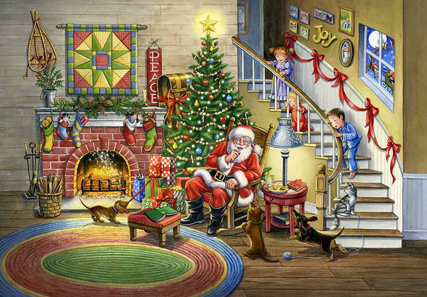 RMB – Christmas Magic with Santa © Rose Mary Berlin