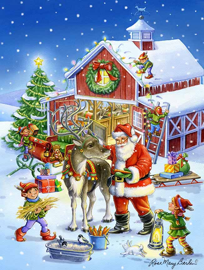 RMB – Christmas – Ready Rudolph © Rose Mary Berlin