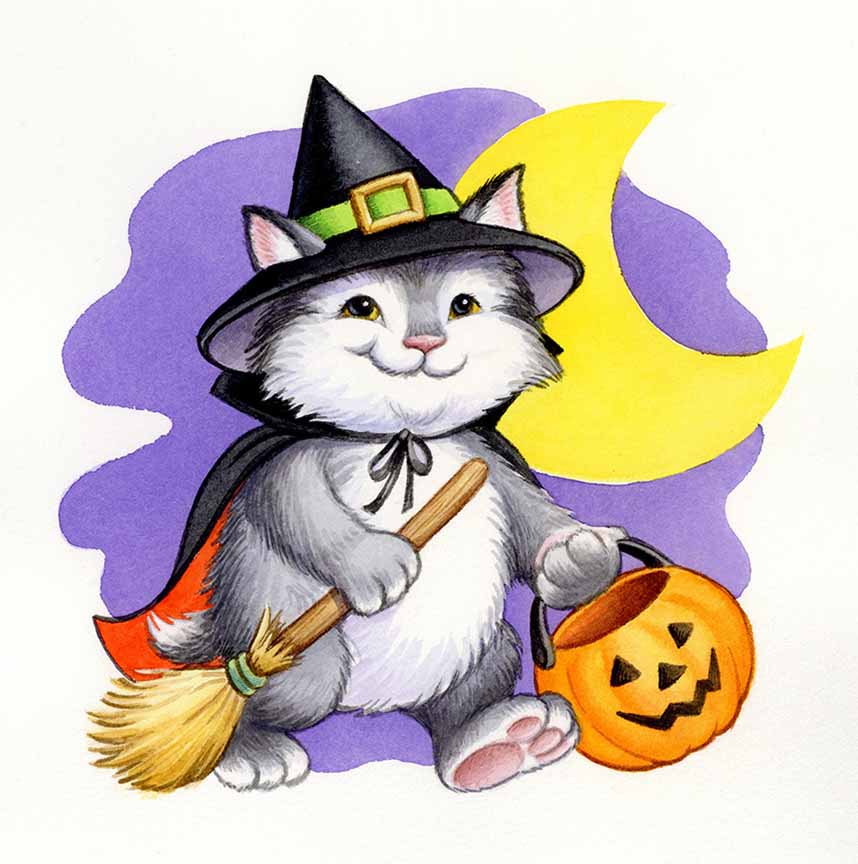 RMB – Halloween Cat © Rose Mary Berlin