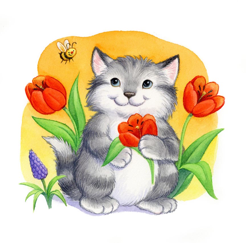 RMB – Spring Cat © Rose Mary Berlin