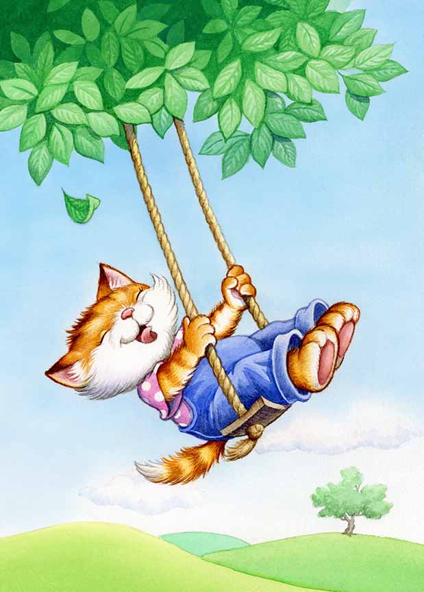 RMB – Swing Kittie © Rose Mary Berlin