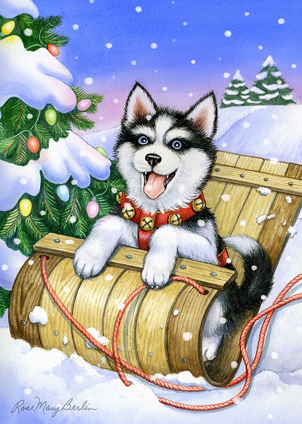 RMB – Winter Husky © Rose Mary Berlin