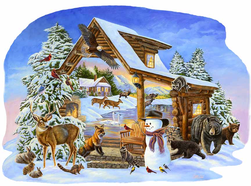 CC – 1P – Winter Cabin CC1708 © Cory Carlson