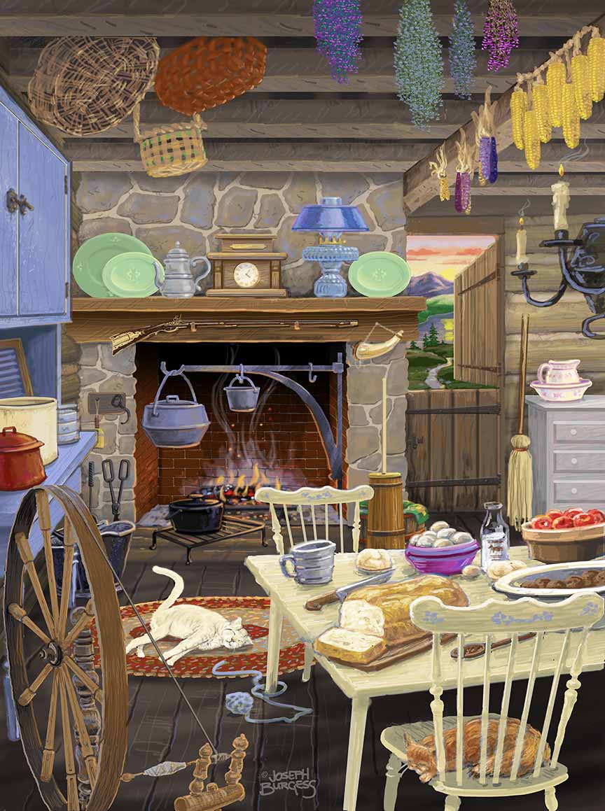 JB2 – Log Cabin Kitchen 373 © Joseph Burgess