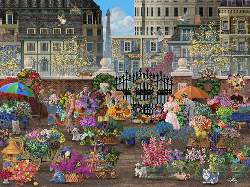 JB2 – Morning at the Flower Market 776 © Joseph Burgess