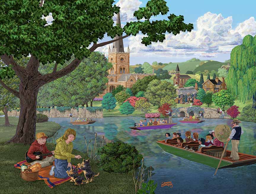 JB2 – Punting Boats On The Rivers 744 © Joseph Burgess