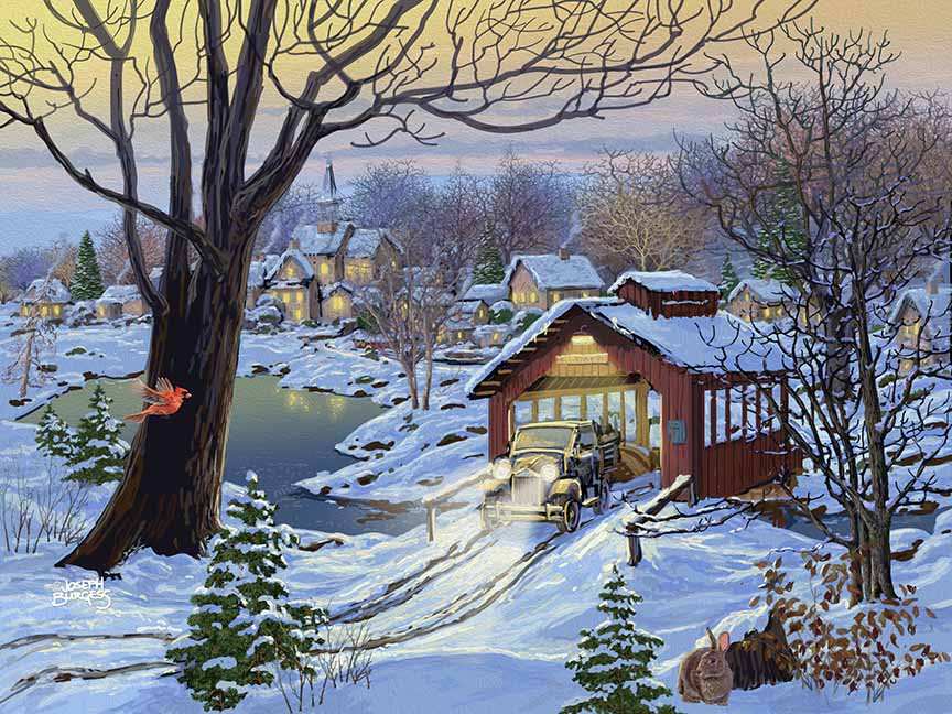 JB2 – Snowy Village 718 © Joseph Burgess