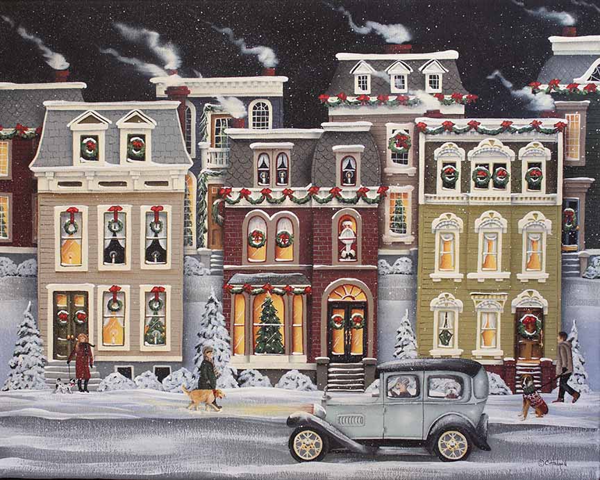 CH – A Christmas Walk Print © Catherine Holman