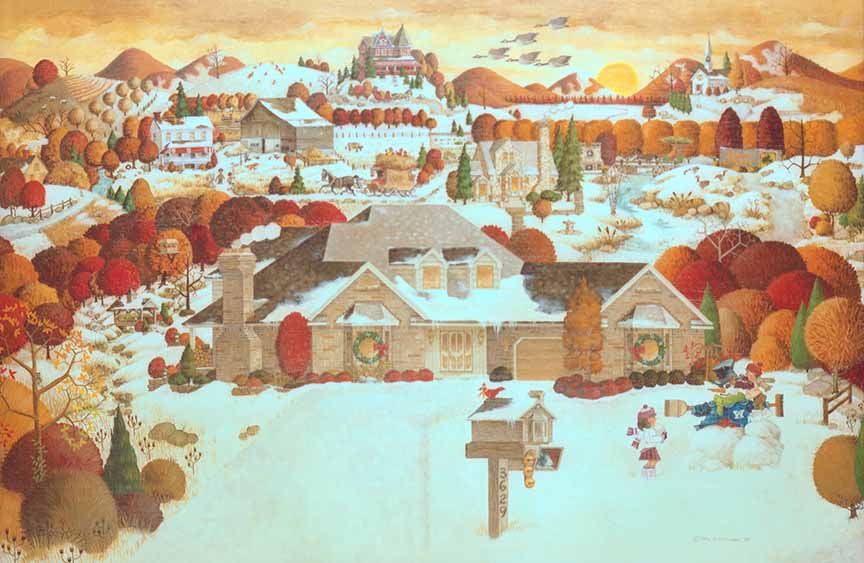 TA – Nostalgia – Christmas Card of Homes 16 A © Tom Antonishak