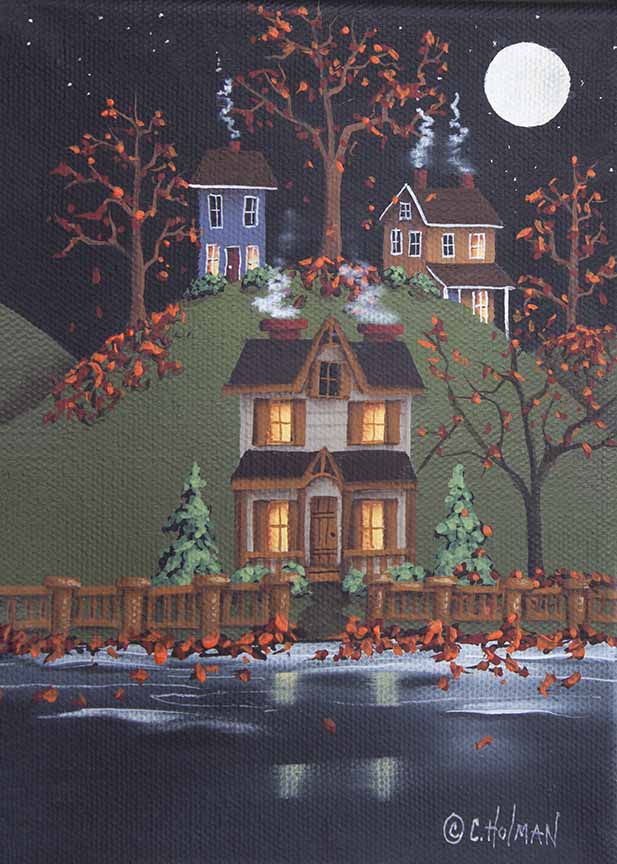 CH – Autumn at the Lake print © Catherine Holman