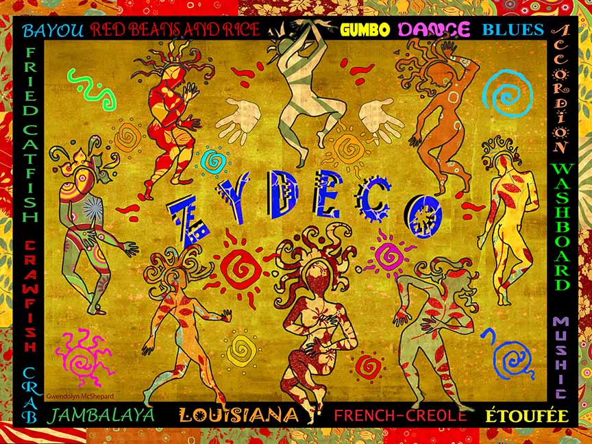 GM – Zydeco Print 2 © Gwendolyn McShepard