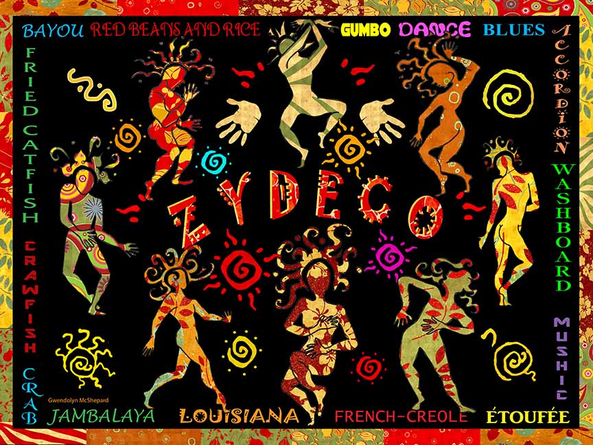 GM – Zydeco Print 3 © Gwendolyn McShepard