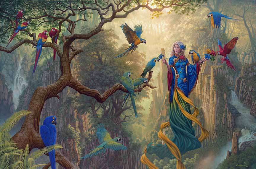 JEB – Mythical Naturalism – Creation Of Adam © Jonathon Earl Bowser