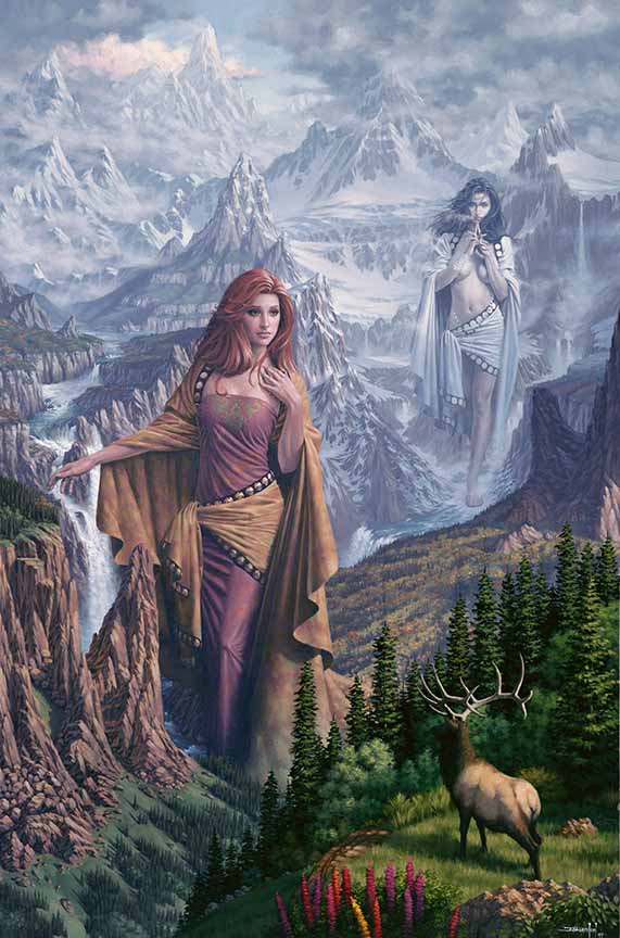 JEB – Mythical Naturalism – Earth Autumn Winter © Jonathon Earl Bowser