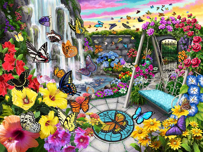 NW – Enchanted Butterfly Garden 2301 © Nancy Wernersbach
