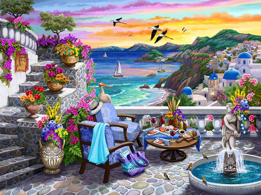 NW – Escape To Santorini 2105 © Nancy Wernersbach